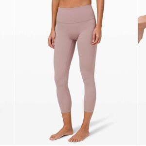 Women's High-Waisted Leggings - Mauve